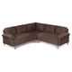 thumbnail image 3 of Sala Esquinera de Velvet Chocolate Makora Modelo Elton, 3 of 7