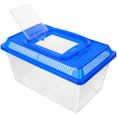 thumbnail image 1 of Tanque para tortugas con plataforma, caja creativa para transportar tortugas, práctico acuario para tortugas, 1 of 6