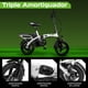 thumbnail image 5 of Bicicleta E-be Electrica Plegable Centurfit E-flex Curve 750w 35km/h blanca, 5 of 10