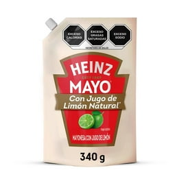 Mayonesa Heinz con jugo de limón pouch 340 g