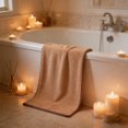thumbnail image 1 of Toalla de baño ultra suave tejido rápido de gofres – Textura de panal de alta absorción, resistente, sin bolos, lavable a máquina, versátil Spa Hotel Home, 1 of 6