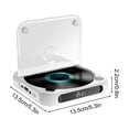 thumbnail image 3 of Xihbxyly Reproductor de Cd Portátil, Conectividad Bluetooth, Diseño a Prueba de Golpes, Múltiples Modos de Reproducción de Audio, Tamaño Compacto para Fácil Transporte, Música para Llevar, 7 Horas de, 3 of 7