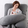 thumbnail image 2 of Almohada Embarazo U Elover Cuerpo Apoyo Maternidad Funda 57, 2 of 5