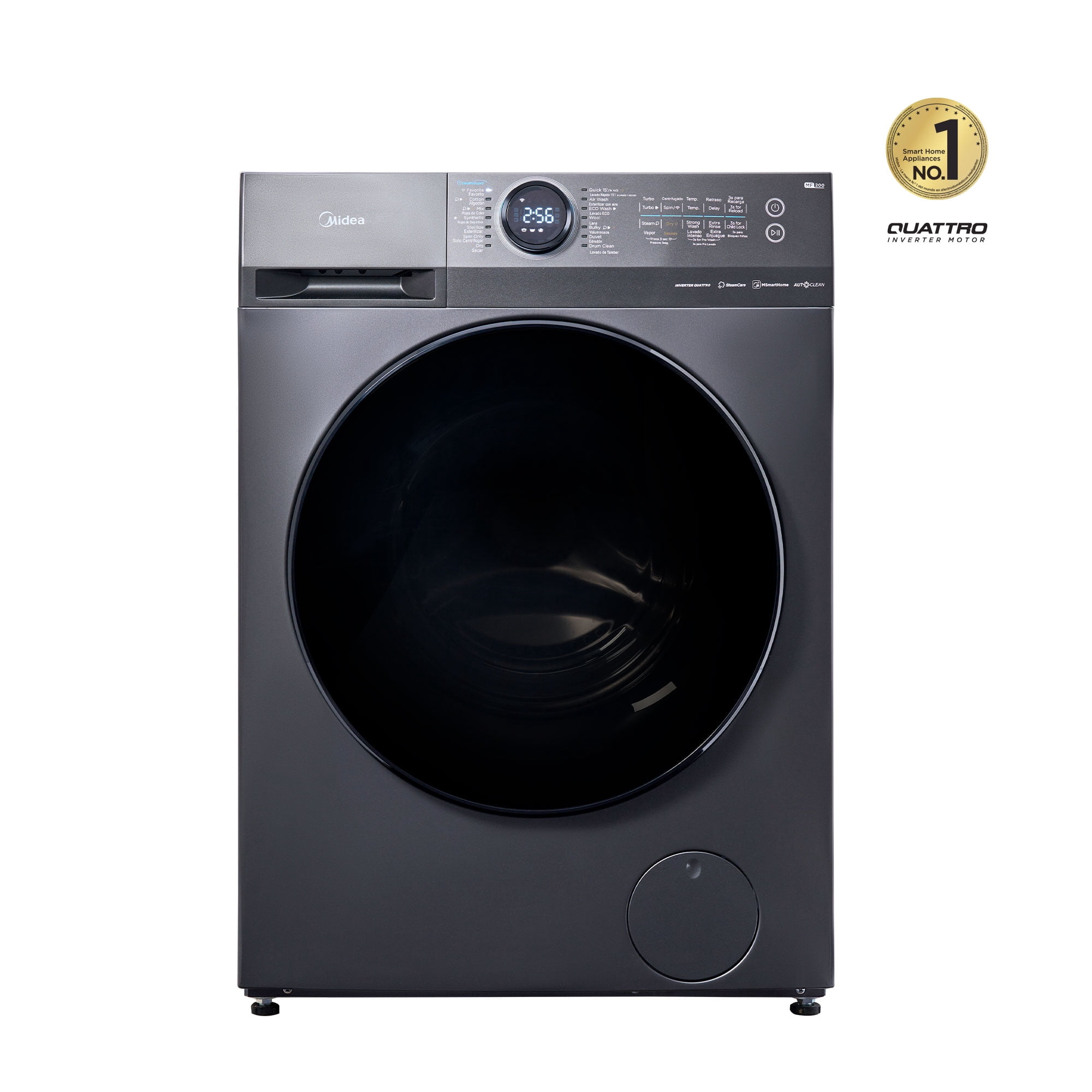 Lavasecadora Midea Carga Frontal Smart Dial 12.5 Kg / 7 Kg Smart Dial Midea MF200D125WB/T