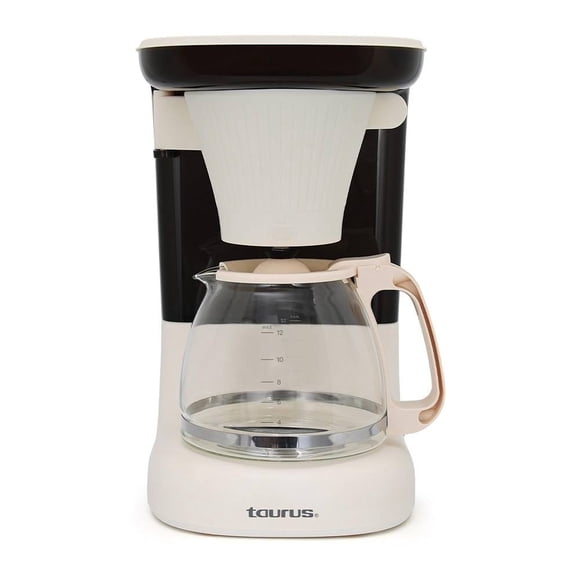 Cafetera Taurus Filtro Permanente 12 Tazas Blanco