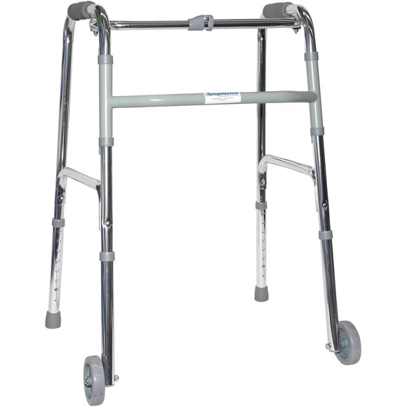 Andadera con Ruedas Magnimed Estructura de aluminio Empuñaduras de espuma Soporta hasta 100 Kg