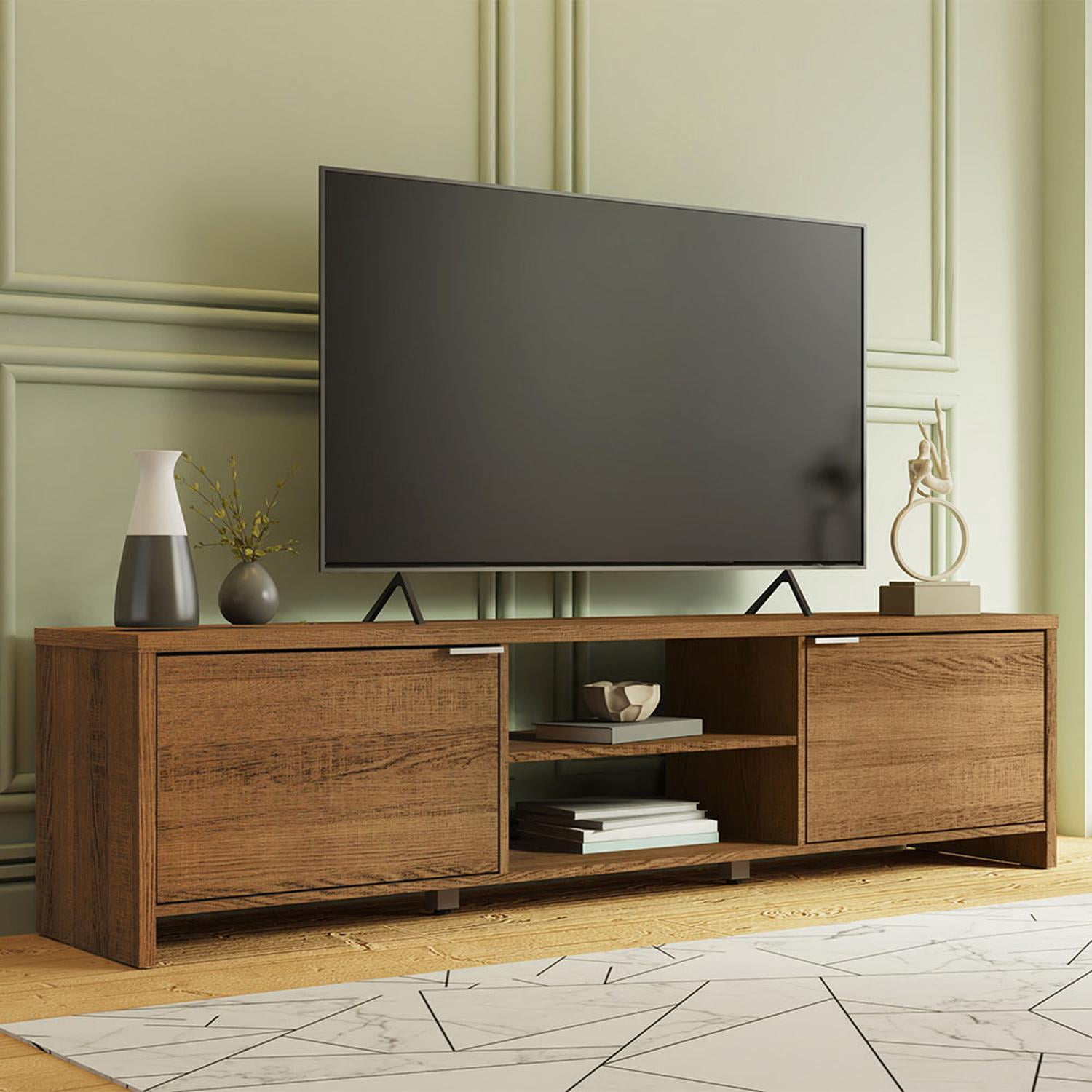 Mueble Mesa Para Tv Rack Madesa 2 Puertas Hasta 80 Marron