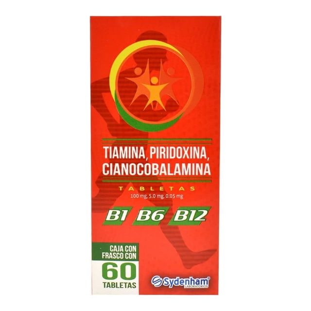 Complejo B B1 B6 y B12, 60 tabletas