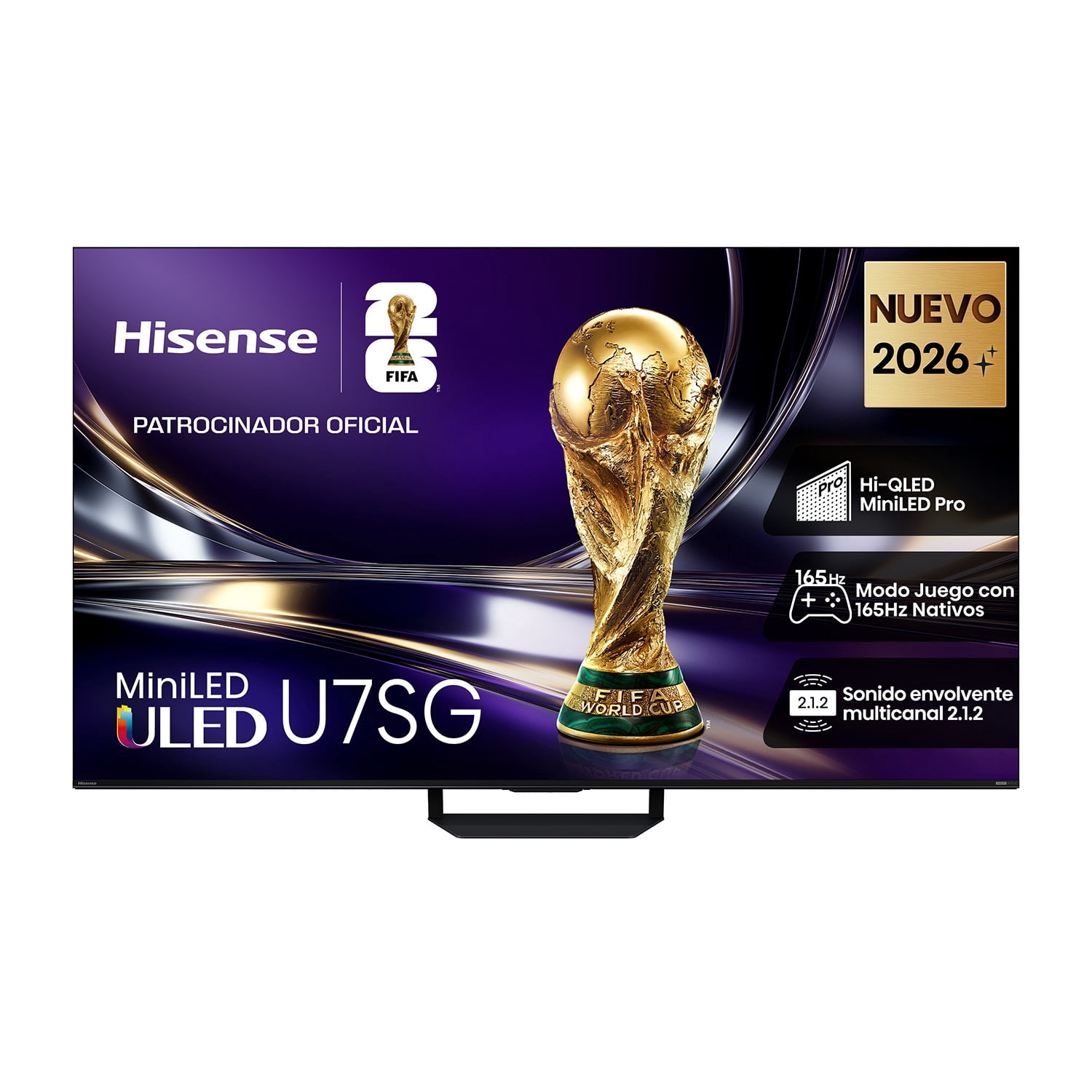 TV Pantalla Gamer Hisense de 85 pulgadas MINILED 85U7SG con sistema operativo Google TV