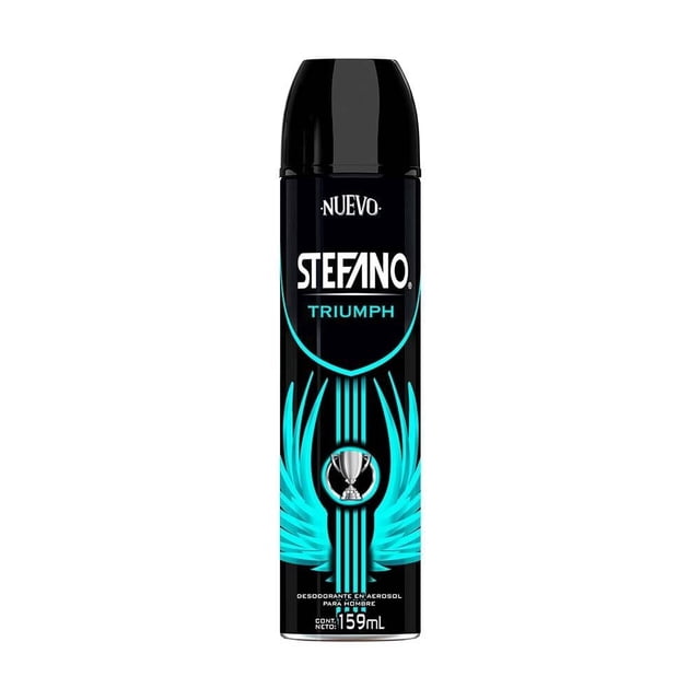 Desodorante Hombre Stefano Triumph Antitranspirante en Aerosol 159 ml