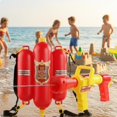 thumbnail image 3 of 2x Mochila De Bombero Juguete De Playa Acuático Set De Juego De Rol De Bombero Diseño Realista Set De Disfraz De Bombero Para Niños, Pistola De Agua Contra Incendios Para Exteriores, 3 of 8