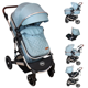 thumbnail image 1 of Carriola Reversible 4 en 1 iBaby Murano Portabebé Autoasiento Rosa Plegable verde, 1 of 9