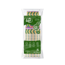 Vasos de papel Bio Form adornados 20 pzas de 12 oz c/u