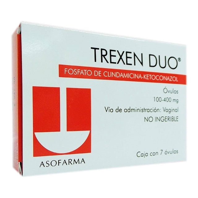 Trexen Duo 100 mg/400 mg 7 óvulos