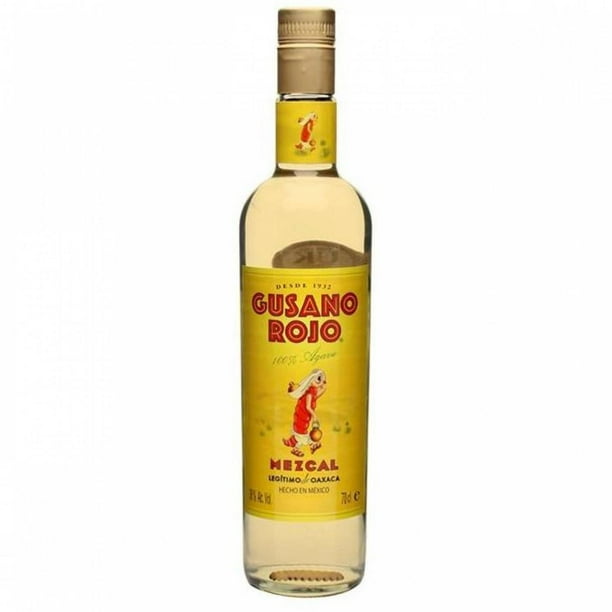Mezcal Gusano Rojo Paquete C/5 Variado 50 ml