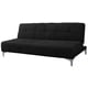 thumbnail image 4 of Sofa Cama Reclinable El Bazar Store New York Terciopelo Negro Futón 3 posiciones Sala, 4 of 7
