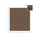 thumbnail image 4 of Edredon Providencia Liso Cuadros 240 cm x 220 cm Cafe, 4 of 4
