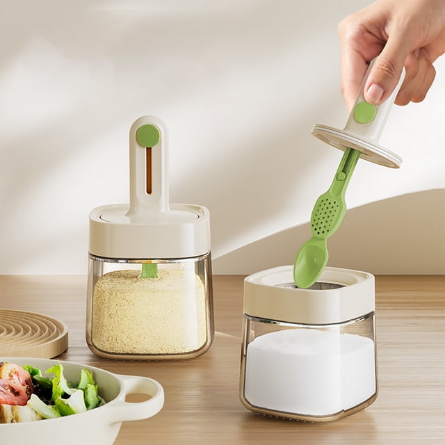 Tarros de cristal organizadores de especias de 350 ml, tarros para especias, frascos pequeños para especias, fáciles de usar, conservan alimentos secos, para cocina y comedor, tarros de