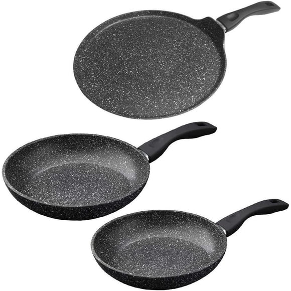 Westinghouse Batería de Cocina de 3 Piezas Mármol Negro WCCS000903DMBB negro