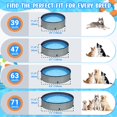 thumbnail image 2 of Piscina Plegable para Perros Bamda 100 cm Gris – Tipo Piscina Infantil, 2 of 9