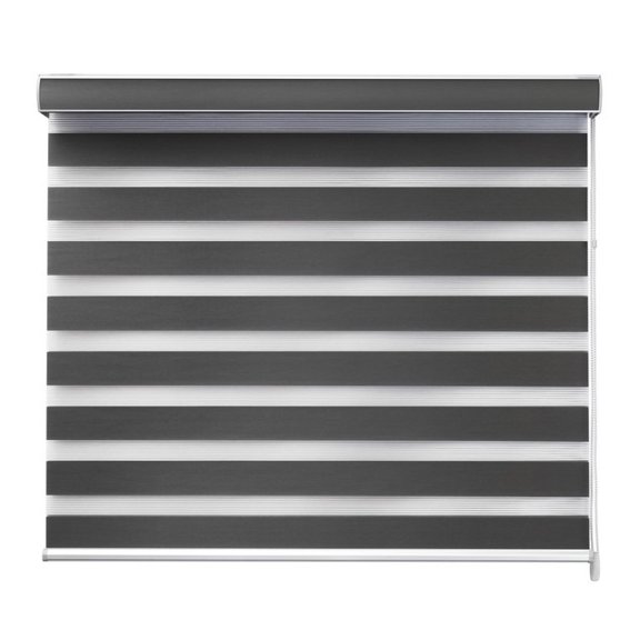 Persiana Sheer Elegance Premium Decoking 100 Ancho x 160 Alto Gris Oscuro