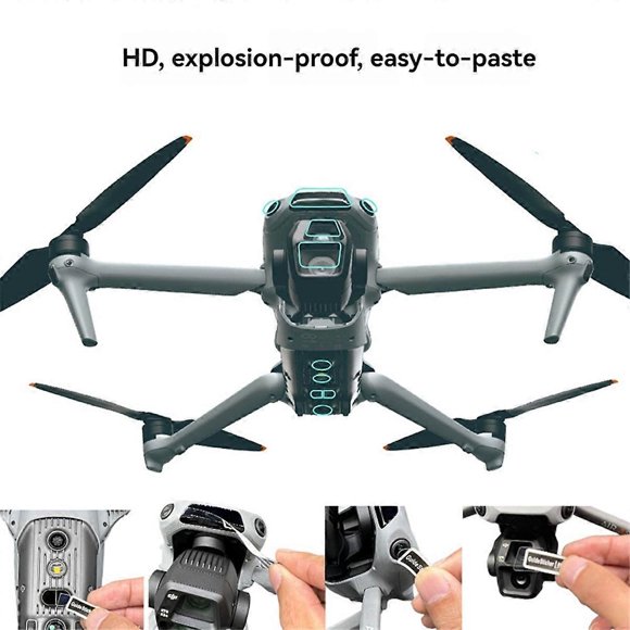 For DJI Air 3S Drone Camera HD Tempered Glass Films Drone Accessories