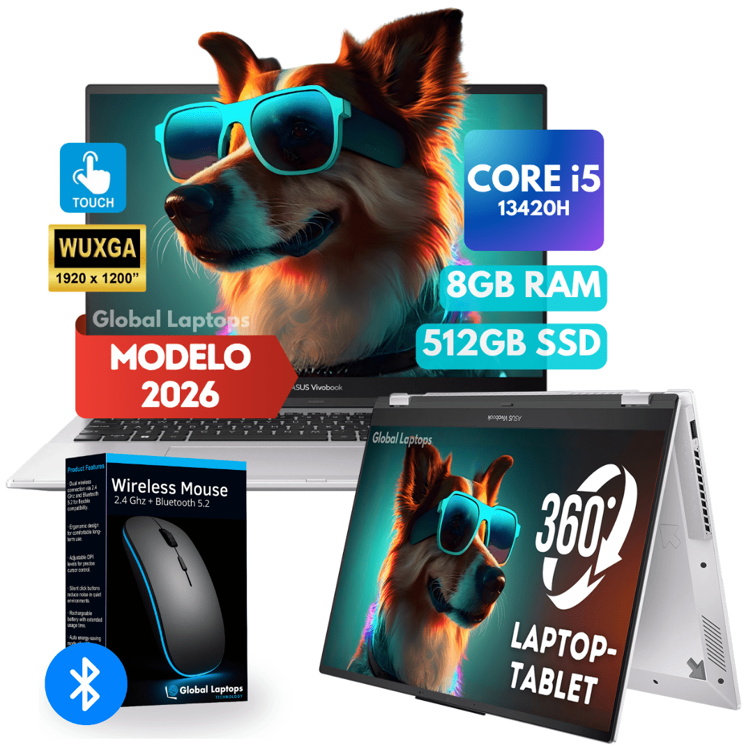 Asus Core i5 13420H 8GB RAM 512GB SSD 16 WUXGA Touch Laptop Con Regalo