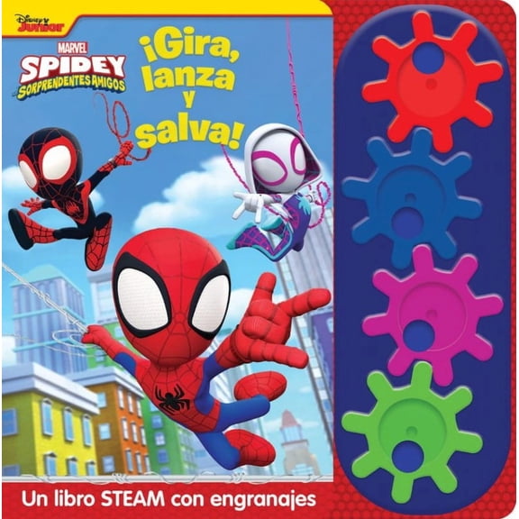 Spidey y sus sorprendentes amigos. ¡ gira, lanza y salva! / pd.