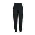 thumbnail image 2 of Jogger Fruit Of The Loom Para mujer, de felpa, negro, talla EG, 2 of 4