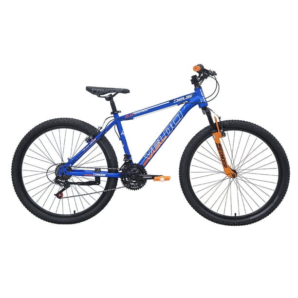 Bicicleta Veloci Deus 2.0 Rodada 26 Azul De Montaña