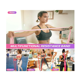 thumbnail image 4 of Bandas Elásticas De Resistencia Ejercicio Fitness Yoga 6 Pcs Malubero rojo rosa, 4 of 4