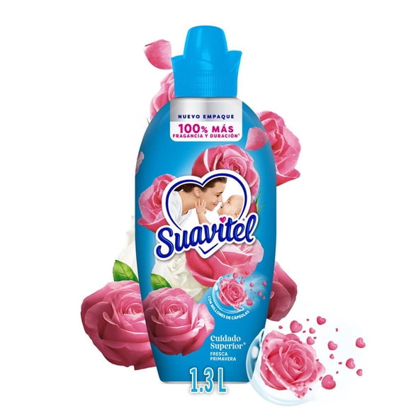 Suavizante Suavitel Cuidado Superior Fresca Primavera 1.3L