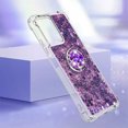 thumbnail image 4 of Funda para Xiaomi POCO X5 5G con Brillo Líquido Flotante, Purpurina, Parachoques y Anillo Giratorio Soporte, 4 of 5