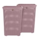 thumbnail image 1 of Kit 2 Cestos de Plástico La Ardilla Con Tapa para Ropa Tipo Rattan (Rosa), 1 of 4