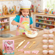 thumbnail image 4 of "Juego De 26pz Disfraces De Chef Para Niños, Incluye Delantal Belug, Rosa ", 4 of 5