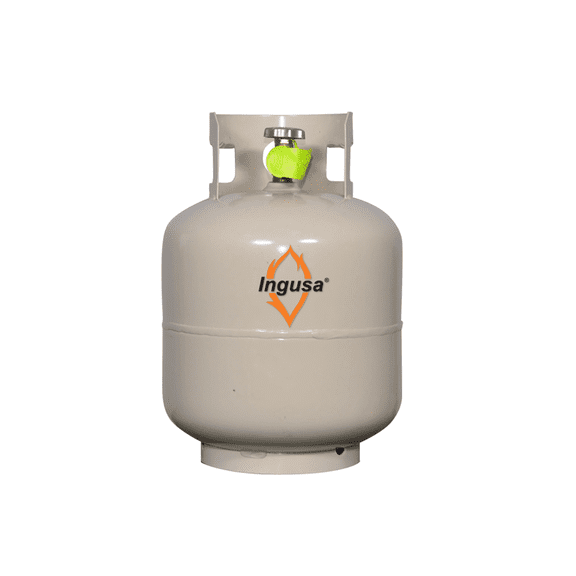 Cilindro Portátil para Gas LP INGUSA de 20LBS Válvula Tradicional