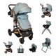 thumbnail image 1 of Carriola 6 En 1 | Base Mecedora | Autoasiento | Amalfi Ibaby verde, 1 of 10
