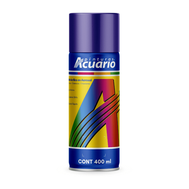 Pintura En Aerosol Acuario 400 Ml Violeta