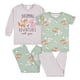 thumbnail image 1 of Gerber set pijamas verdeo rosa niña algodón seguro conjunto dormir 1 a 5 años, 1 of 5
