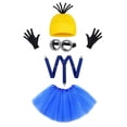 thumbnail image 2 of Disfraz de Minions 5 Piezas para Halloween, Fiestas y Juego de Rol, 2 of 6