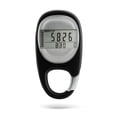 thumbnail image 5 of Soidarity Llavero con podómetro para caminar con pantalla Digital 3D, seguimiento preciso de actividad física, contador de pasos, conteo de calorías Negro 2piezas Soidarity CBP375792, 5 of 5