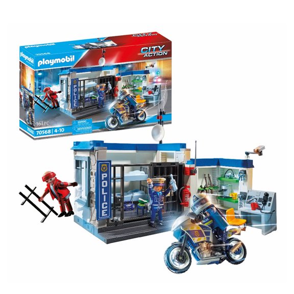 Set de juego Playmobil Policía escape de la prisión