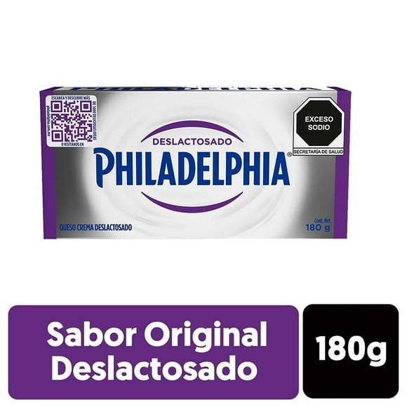 Queso crema Philadelphia deslactosado 180 g
