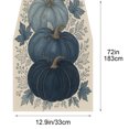 thumbnail image 4 of MTBLYS Mantel con calavera de azúcar del Día de Muertos | Camino de mesa a cuadros estilo fiesta mexicana para decoración de fiestas | Cubierta de mesa de comedor 100% lino para el hogar y la cocina, 4 of 7