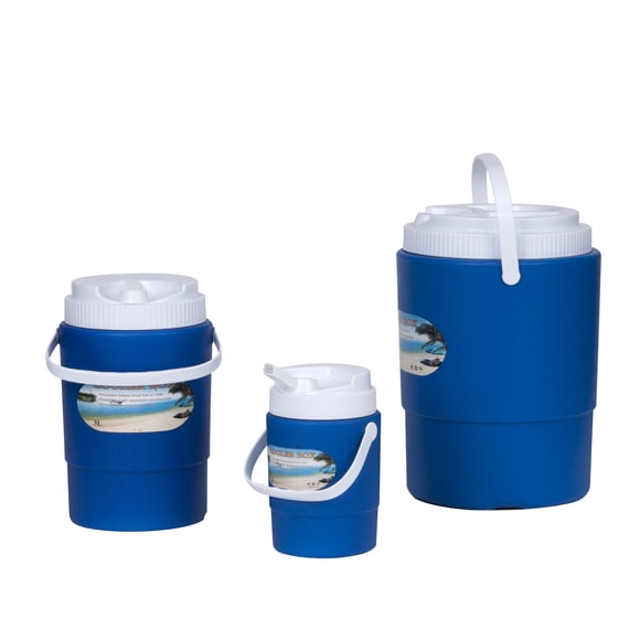 Termo de plástico para alimentos, 1L, 3L, 8L, 18L, portátil, para bebidas heladas, para refrigeración, para exteriores