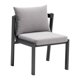 thumbnail image 1 of Silla de Comedor Exterior Kessa Muebles Horizon Gris 65 x 81 x 69 cm, 1 of 5