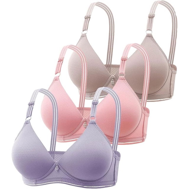 Pack de 3 sujetadores push up sin aros para mujer, top corto sexy con bustier, sujetador deportivo de entrenamiento con ajuste para yoga diario, fitness, deportes al aire libre