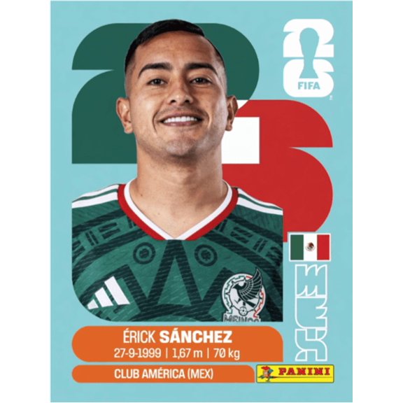 Panini Fifa World Cup 2026 México Érick Sánchez Mex 14 Érick Sánchez Mex 14