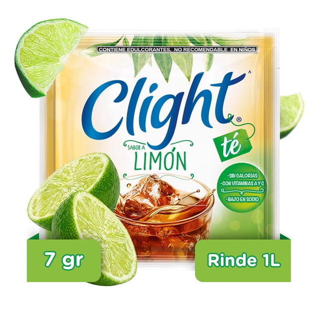 Polvo para preparar bebida Clight té sabor a limón 7 g