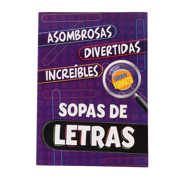 Libro de Pasatiempos Prichos Visions ST Publishing LLC Sopas de Letras 80 Páginas Formato Gigante